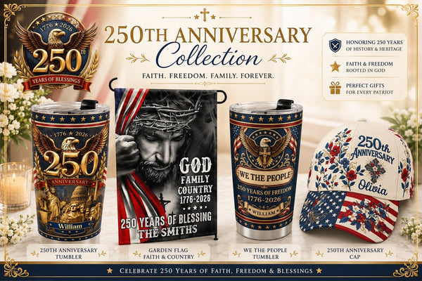 250th Anniversary Gifts – Commemorative Personalized Presents | Giftmasy