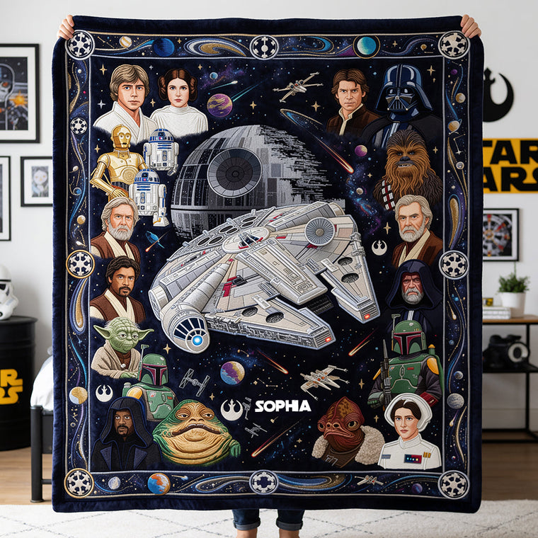 May The Force Be With You - Personalized Blanket TC100140