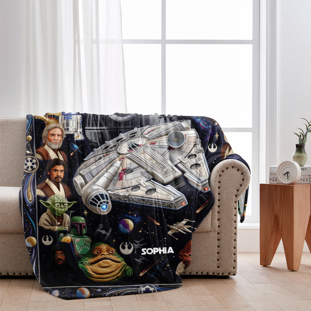 May The Force Be With You - Personalized Blanket TC100140
