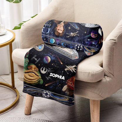 May The Force Be With You - Personalized Blanket TC100140