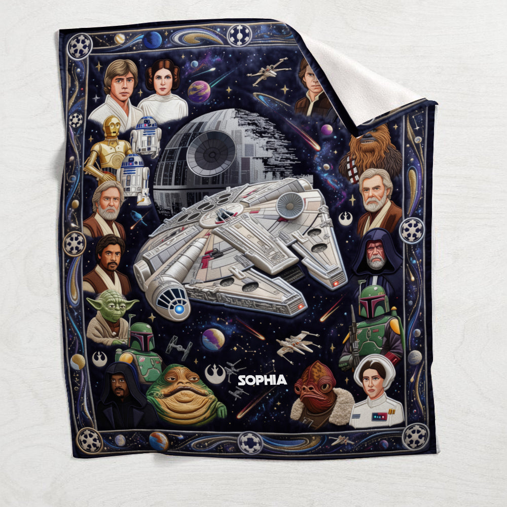 May The Force Be With You - Personalized Blanket TC100140