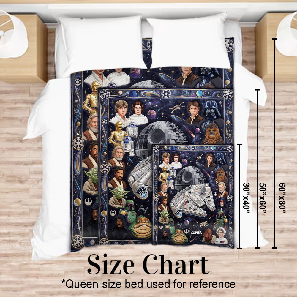 May The Force Be With You - Personalized Blanket TC100140