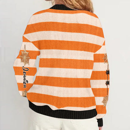 Not-so-scary Halloween - Cardigan Sweater TC100096
