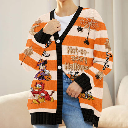 Not-so-scary Halloween - Cardigan Sweater TC100096