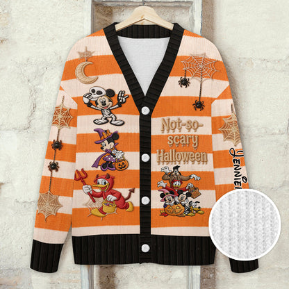 Not-so-scary Halloween - Cardigan Sweater TC100096