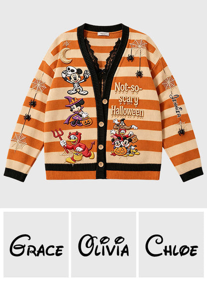 Not-so-scary Halloween - Cardigan Sweater TC100096