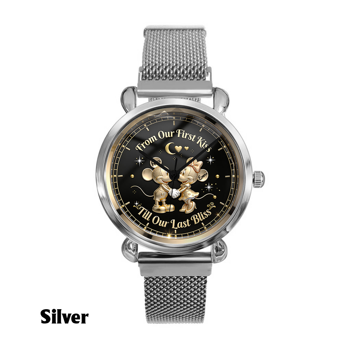 From Our First Kiss Till Our Last Bliss - Personalized Women's Wrist Watch TC100074