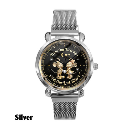 From Our First Kiss Till Our Last Bliss - Personalized Women's Wrist Watch TC100074