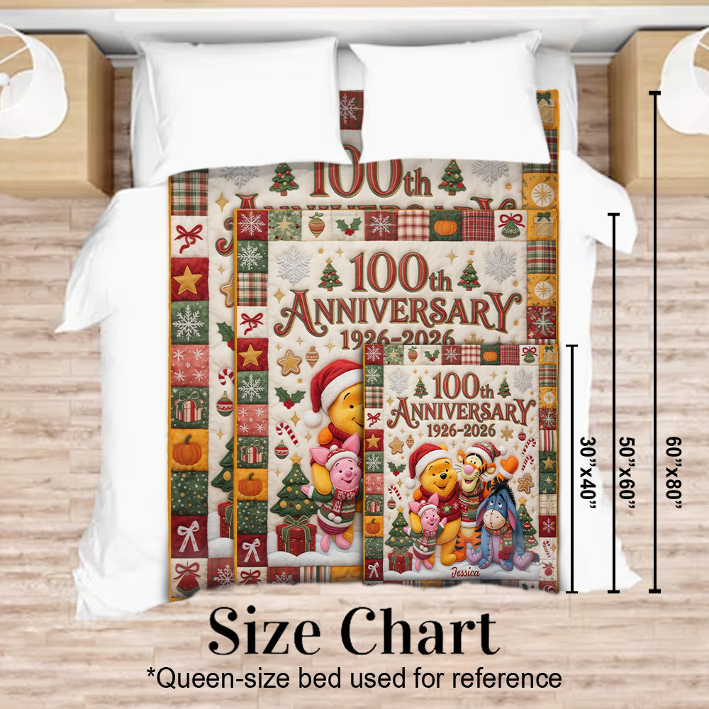 Honey Bear 100th Anniversary - Personalized Blanket TC100144