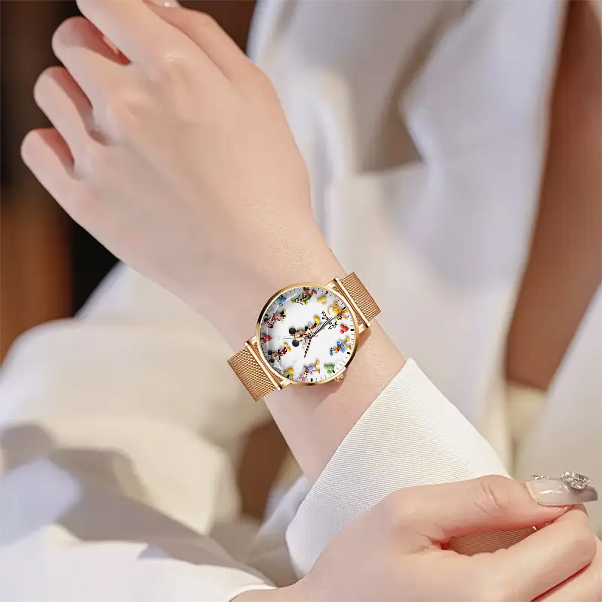 Mouse Magical Moments - Personalized Women's Wrist Watch KN100249