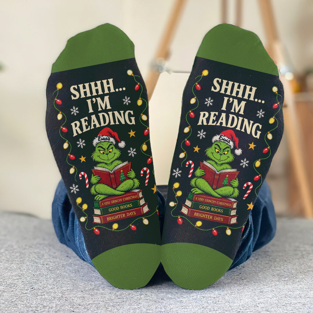 I'm Reading - Middle Tube Socks TC100177