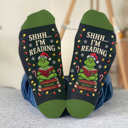 I'm Reading - Middle Tube Socks TC100177