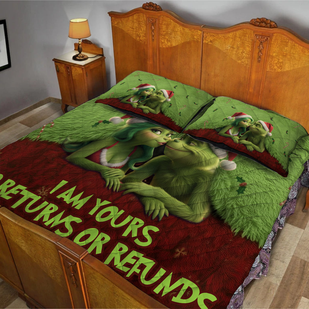 I Am Yours - Personalized Quilted Bedding Set TC100166