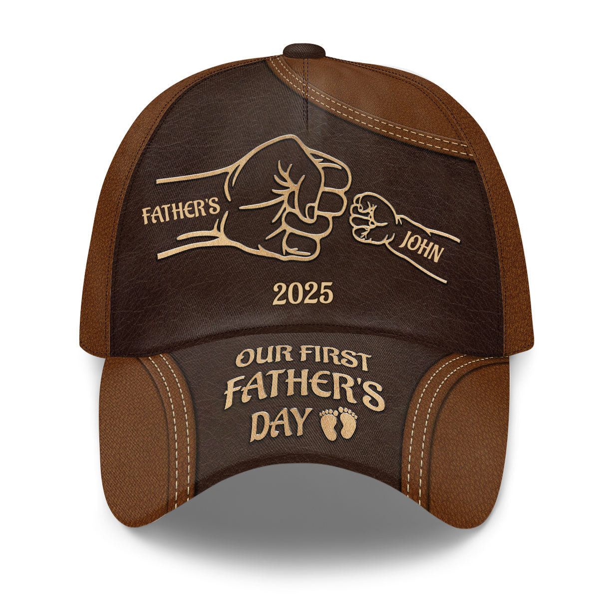 First Father's Day Gift - Custom Name Classic Cap