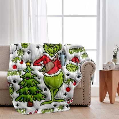Green Monster - Personalized Blanket TC100112