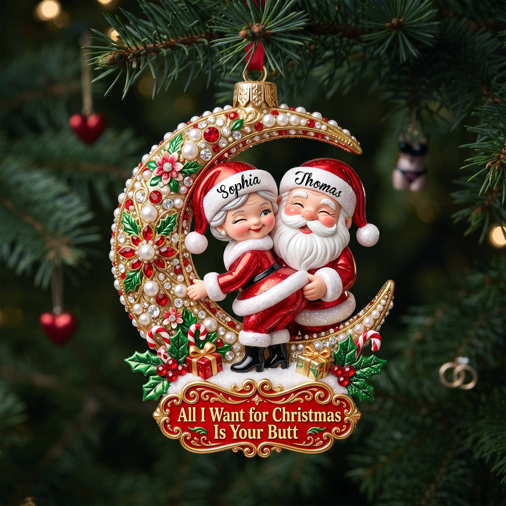 Naughty Couple - Personalized Ornament Gifts KN100268