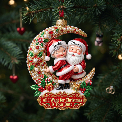 Naughty Couple - Personalized Ornament Gifts KN100268
