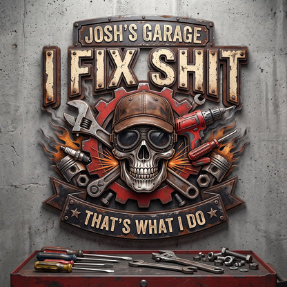 Deadly Mechanic Metal Sign - Personalized Gifts For Mechanic TC100040