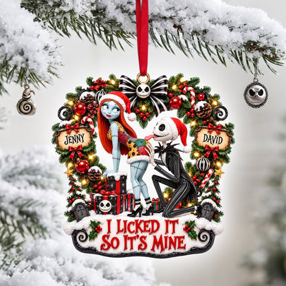 Spooky Couple - Personalized Ornament Gifts TC100183