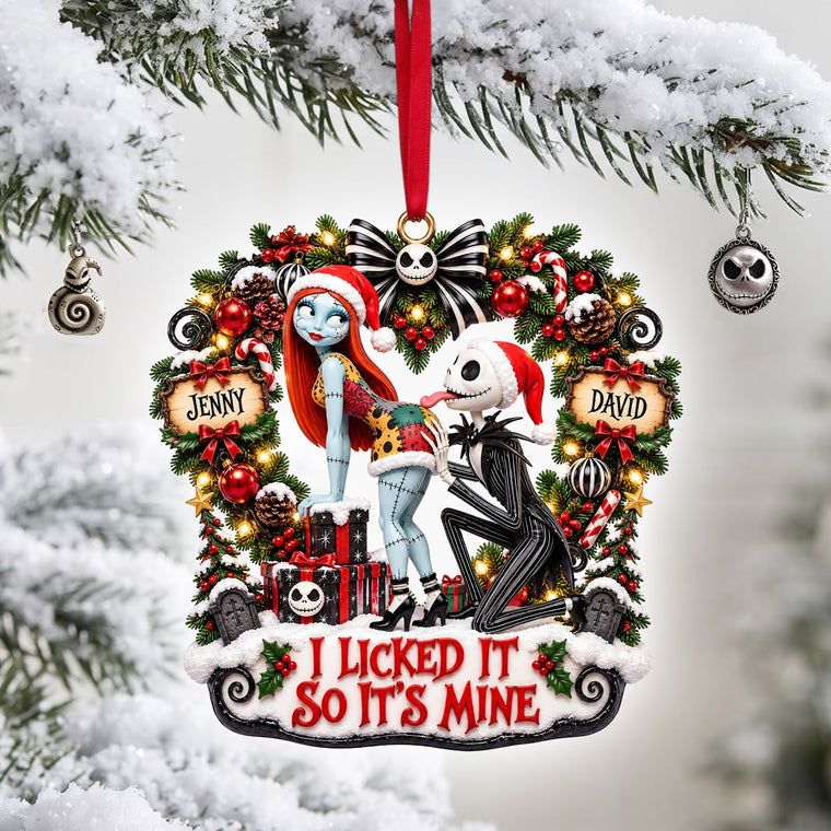 Spooky Couple - Personalized Ornament Gifts TC100183