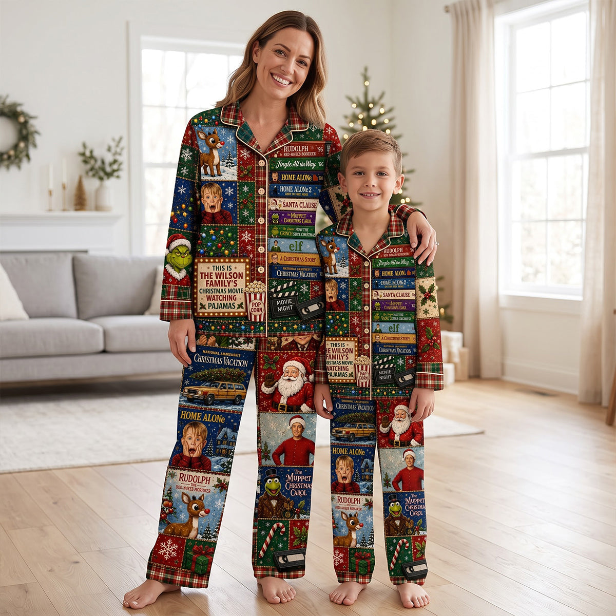 Holiday Cheer Family - Lapel Pajama Set TC100135