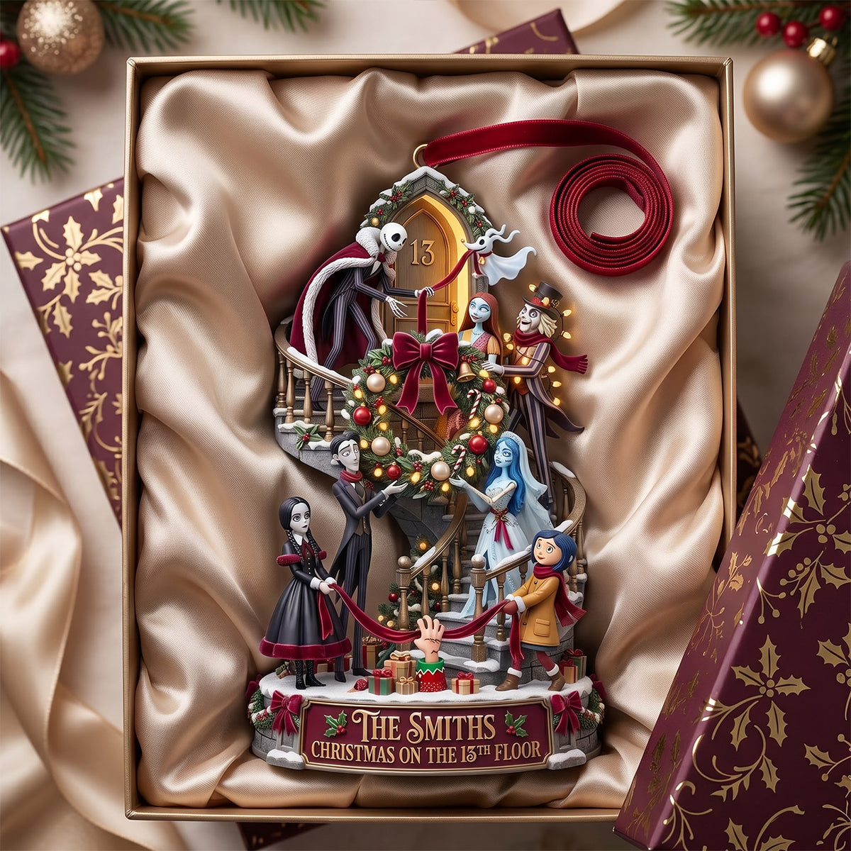 The 13th Floor Spooky Family - Personalized Ornament Gifts TC100143