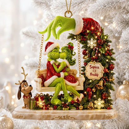 Kissing Couple - Personalized Ornament Gifts TC100159