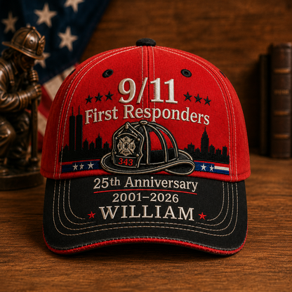 Never Forget - Personalized Classic Cap - Gift For Firefighters TC100002