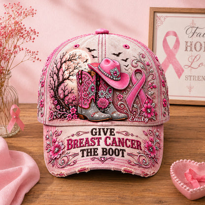 Cowgirl Breast Cancer - Personalized Classic Cap TC100053