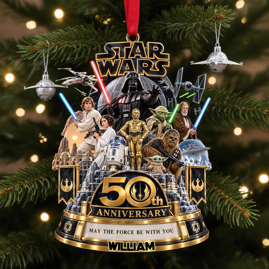 50th Anniversary Warriors Merry Christmas - Personalized Ornament Gifts TC100132