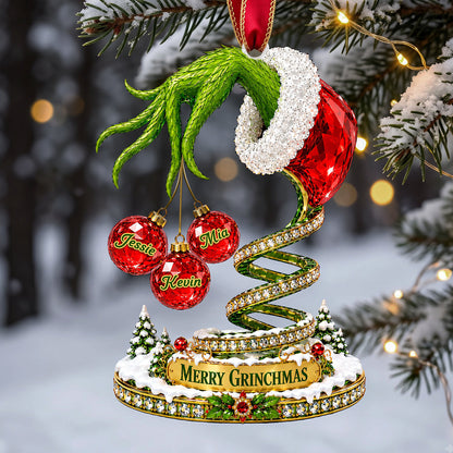 Festive Mischief Hand - Personalized Ornament Gifts VT100152