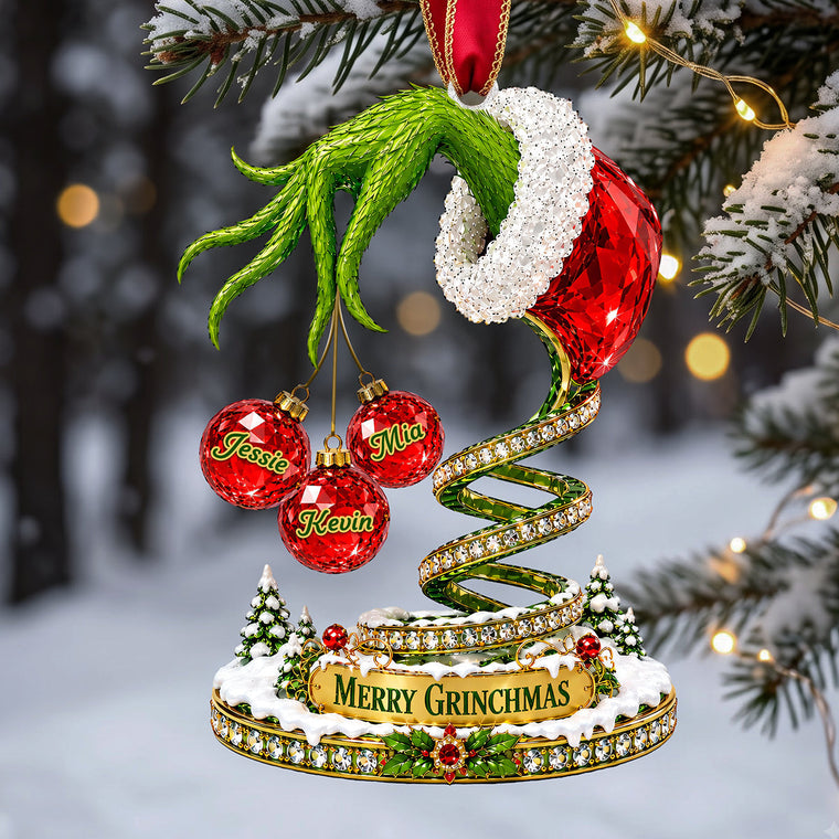 Festive Mischief Hand - Personalized Ornament Gifts VT100152