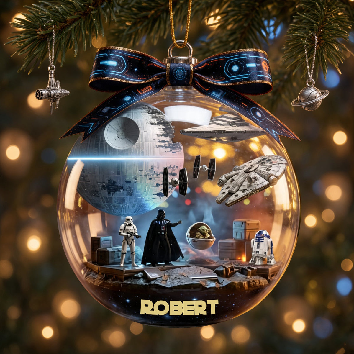 Space Scene - Personalized Ornament Gifts TC100127