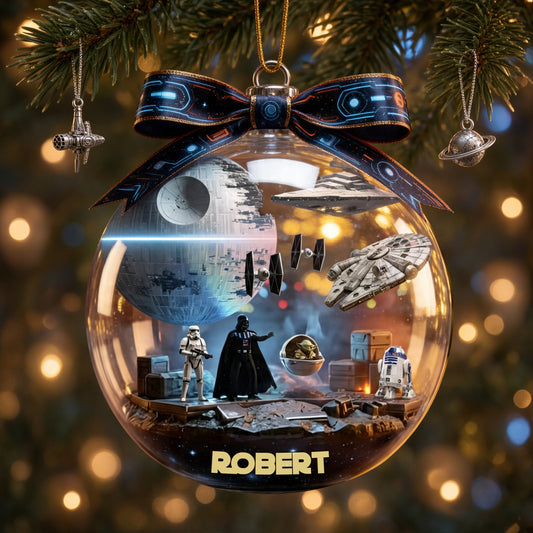 Space Scene - Personalized Ornament Gifts TC100127