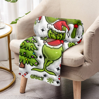 Green Monster - Personalized Blanket TC100112