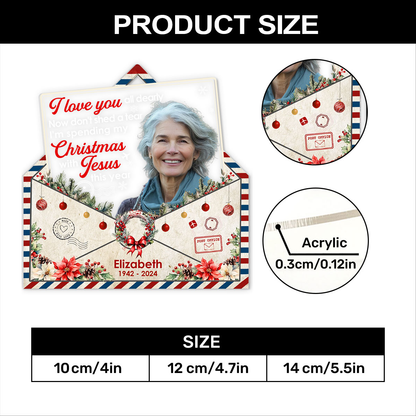 Letter From Heaven - Personalized Acrylic Ornament GOJS10139