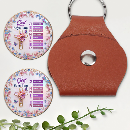 God Says I Am - Personalized Pocket Hug Keepsake