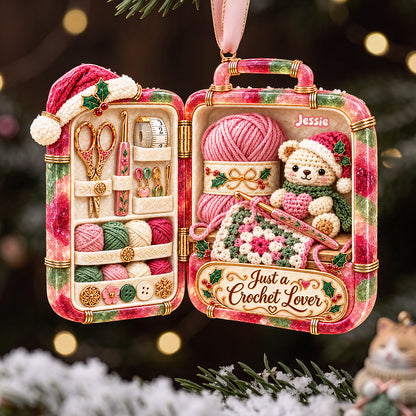 Handmade Crochet Lovers - Personalized Ornament Gifts KN100280
