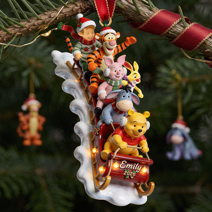 Jolly Snow Ride - Personalized Ornament Gifts TC100146