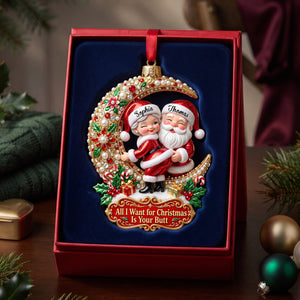 Naughty Couple - Personalized Ornament Gifts KN100268