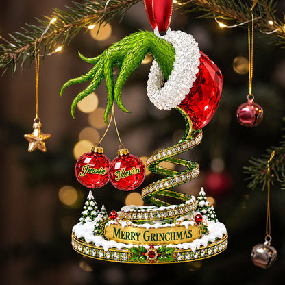 Festive Mischief Hand - Personalized Ornament Gifts VT100152