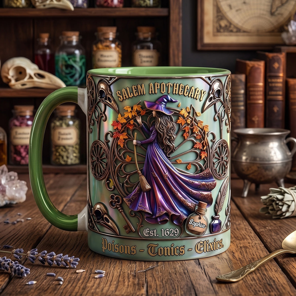Ancient Ancestral Witch - Personalized Mug TC100055