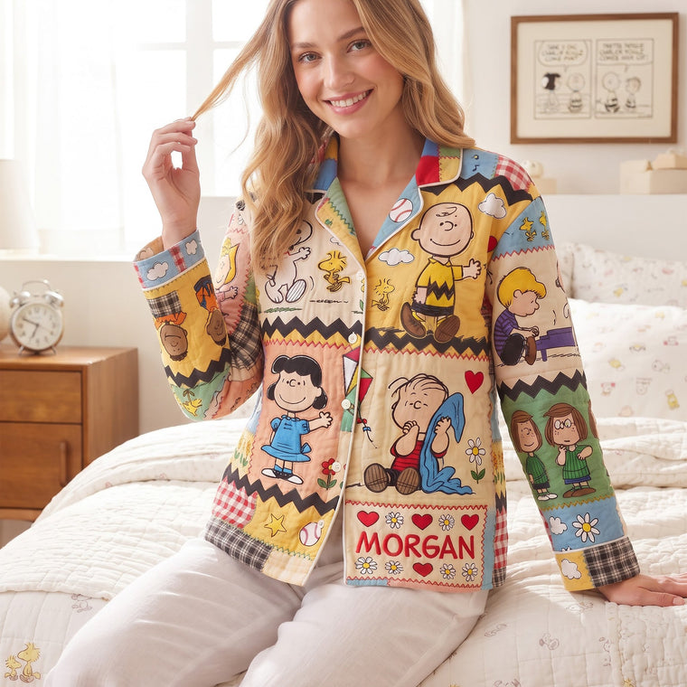 Lovely Characters - Lapel Pajama Set TC100102