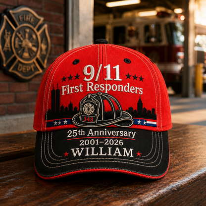 Never Forget - Personalized Classic Cap - Gift For Firefighters TC100002