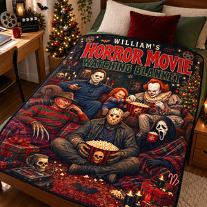 Christmas Night Villain - Personalized Blanket KN100272