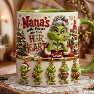 Grandma Holiday Christmas - Personalized Mug KN100260