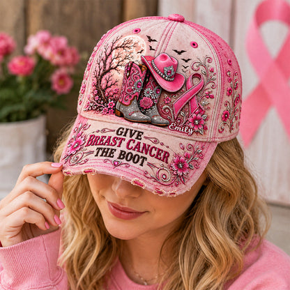 Cowgirl Breast Cancer - Personalized Classic Cap TC100053
