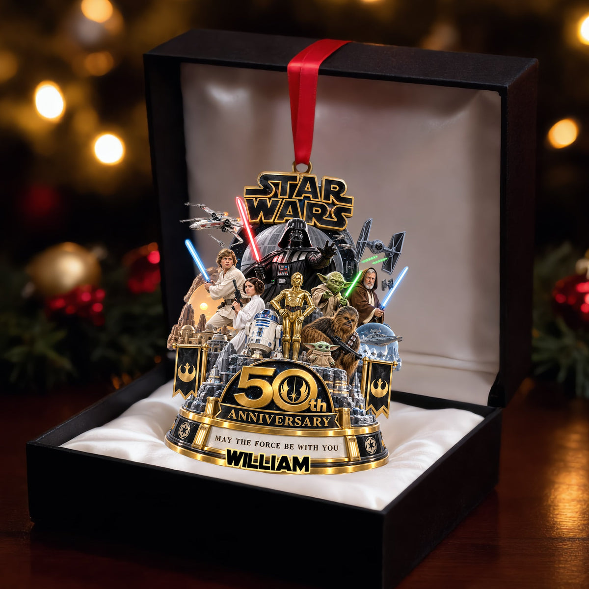 50th Anniversary Warriors Merry Christmas - Personalized Ornament Gifts TC100132