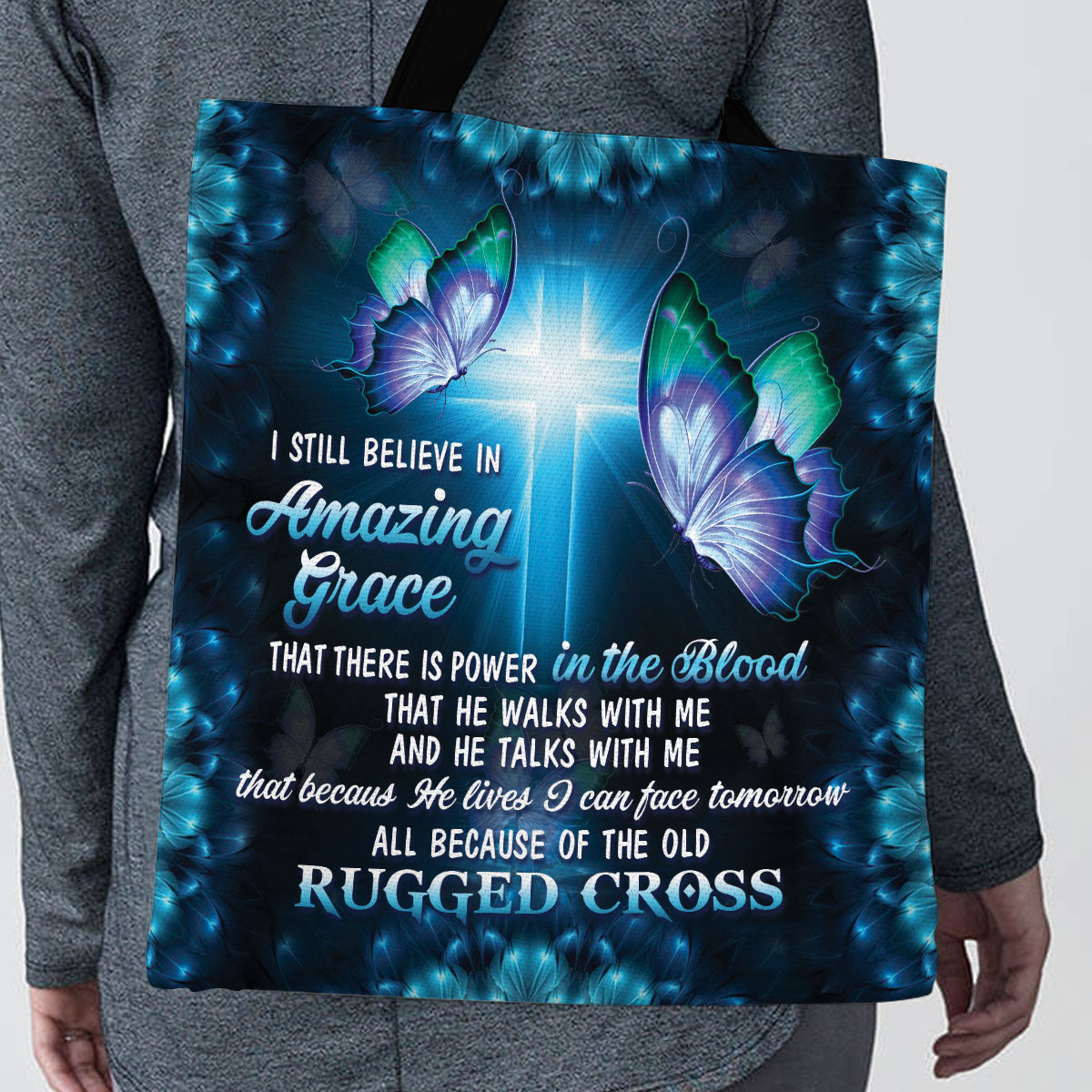 I Still Believe In Amazing Grace - Butterfly Tote Bag - Gift For Her GTTJS10339