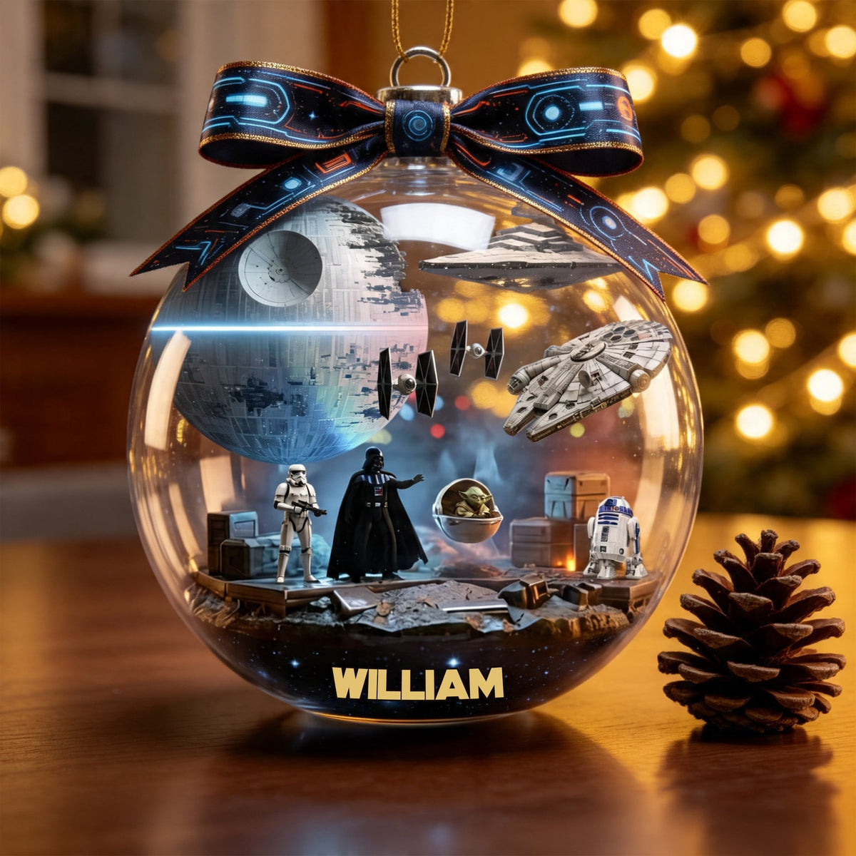 Space Scene - Personalized Ornament Gifts TC100127
